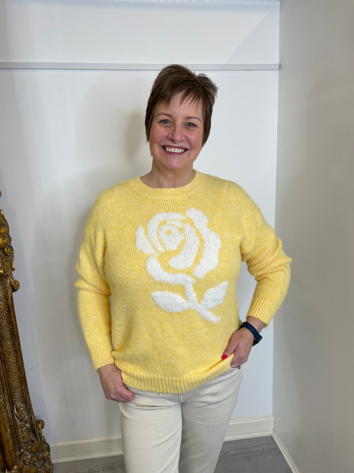 Kayla rose jumper lemon