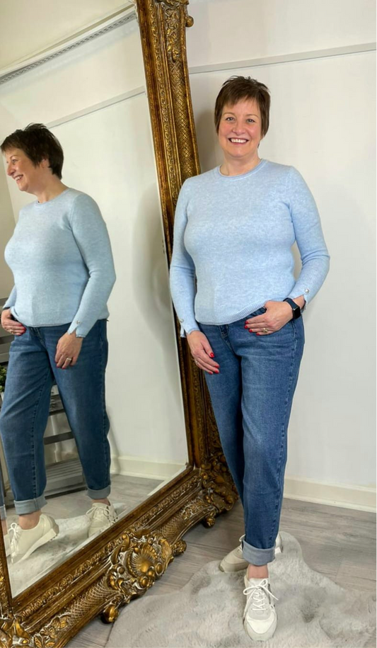 Lucy mom fit denim jeans 