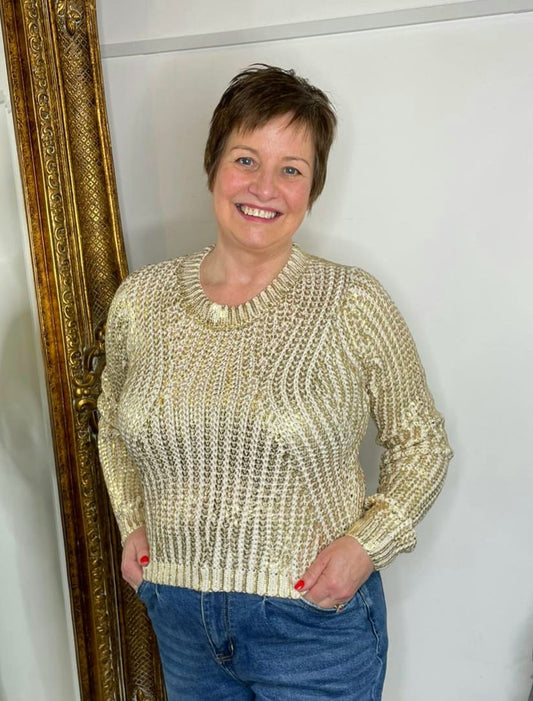 Shirley gold jumper