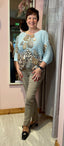Katie Jumper Leopard Blue